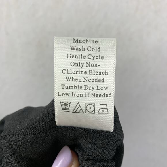 Womens Abstract Floral Mesh Midi Skirt Dark Romantic Fairy Grunge Office Church - Picture 11 of 13